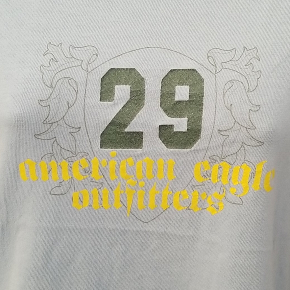 Blue American Eagle Long Sleeved Shirt - Picture 3 of 5